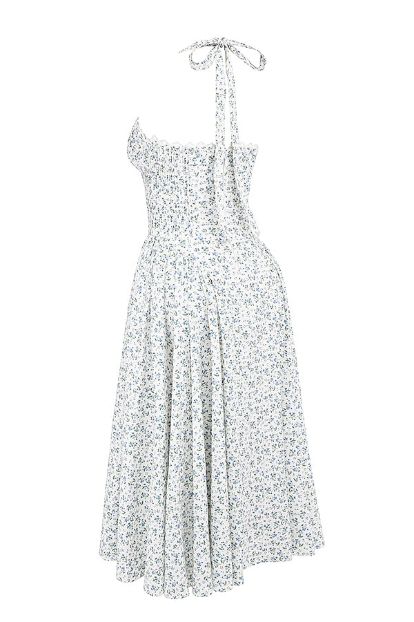Robe Rosella - Blanc fleuri