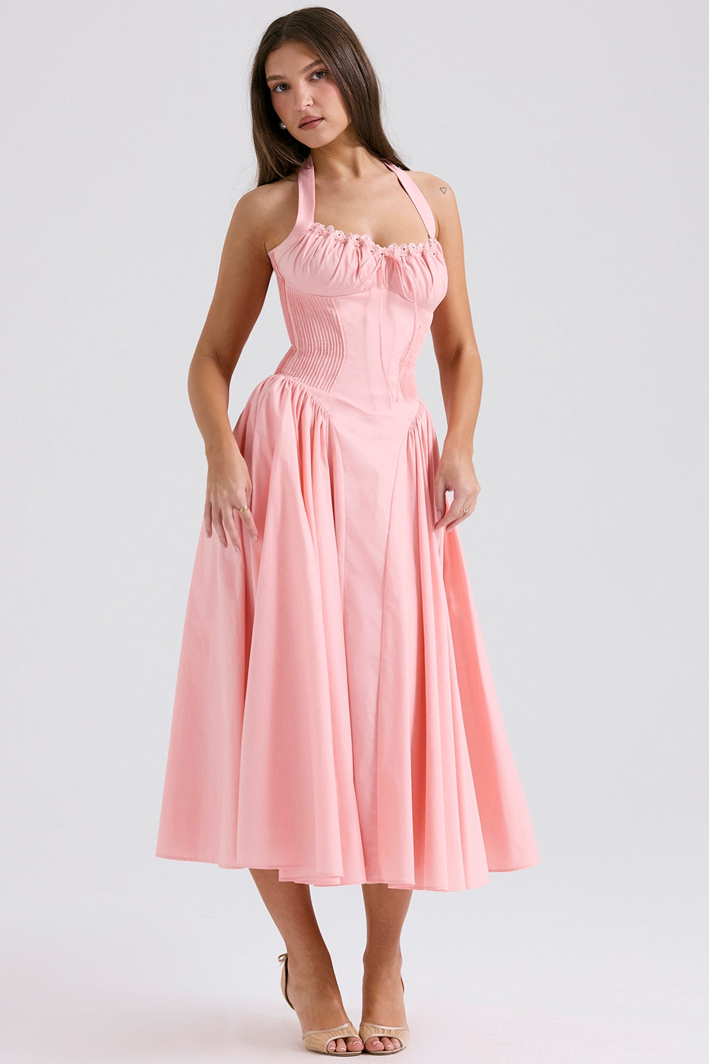 Robe Rosella - Rose poudré