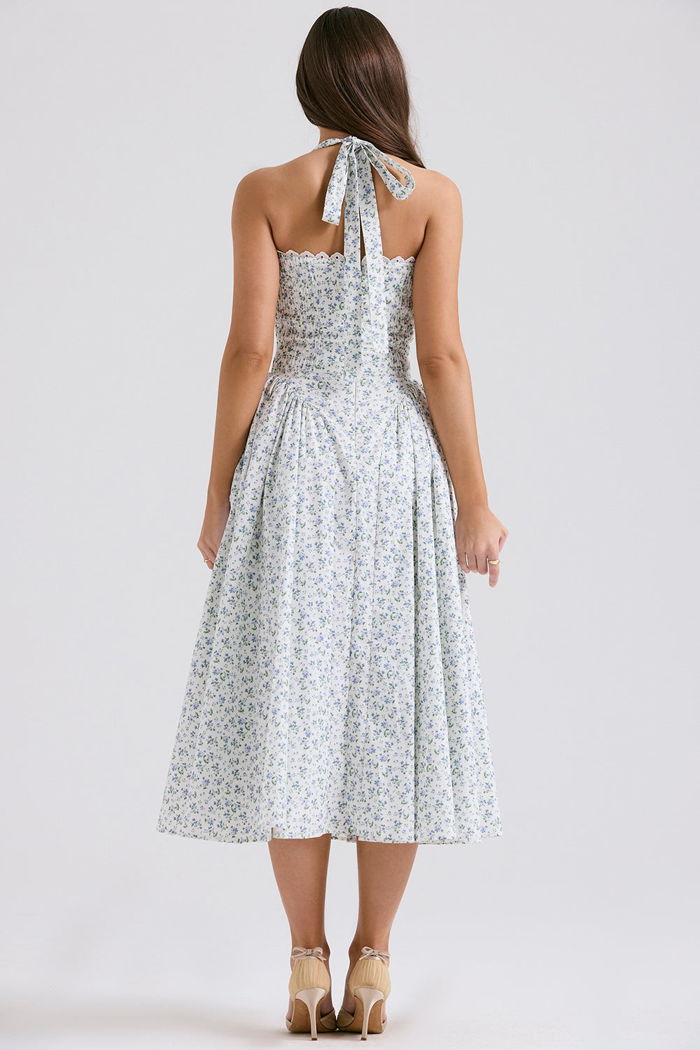 Robe Rosella - Blanc fleuri