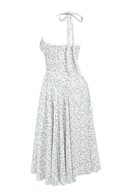 Robe Rosella - Blanc fleuri