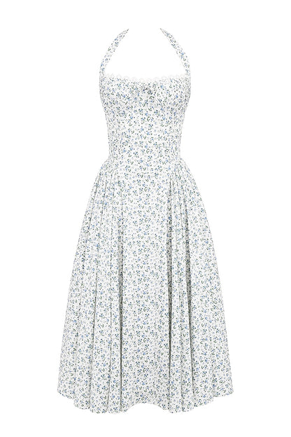 Robe Rosella - Blanc fleuri