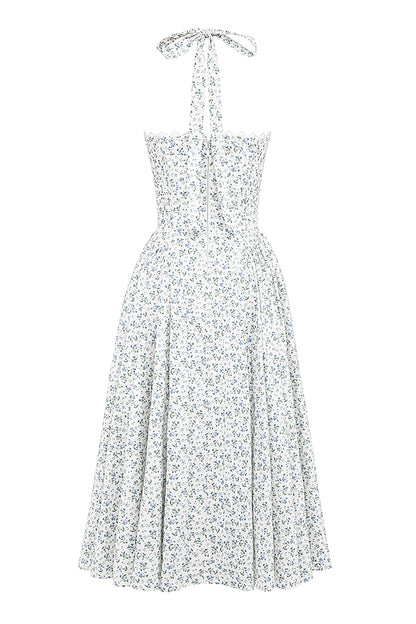 Robe Rosella - Blanc fleuri